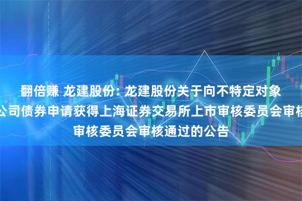 翻倍赚 龙建股份: 龙建股份关于向不特定对象发行可转换公司债券申请获得上海证券交易所上市审核委员会审核通过的公告
