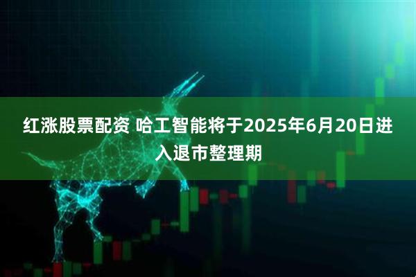 红涨股票配资 哈工智能将于2025年6月20日进入退市整理期